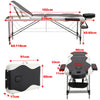 Portable Folding Massage Table Spa Bed 3 Section Salon Tattoo Treatment Couch