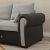 Luxury 2, 3 Seater Linen Fabric Couch Sofa Corner Chaise Living Room Furniture