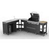 GAS BBQ BARBECUE OUTDOOR KITCHEN STAINLESS STEEL 5 BURNERS SIDE BURNER