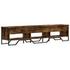 TV Cabinet Smoked Oak 180x34x41 cm Engineered Wood