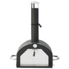 Outdoor Pizza Oven with Stone Smoker Grill Attachment
