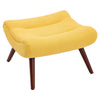 Huge Egg Chair Banana Sofa Armchair with Stool for Bedroom Living Room Fireside