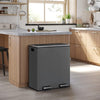 Dual/Tri Step Stainless Steel Double Bucket Trash Can Rubbish Pedal Bin