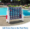 Giant Connect 4 Four in A Row Game Set 120x104cm 4-to-Score Outdoor Garden Game
