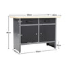 Feestanding Tool Box Shelf Cabinet Storage Drawer Metal Chest Garage Workshop