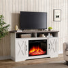 Modern Fireplace Insert TV Stand Cabinet Unit Electric Fire Logs Heater Flame UK