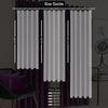 Crushed Velvet Curtains Eyelet Ring Top Ready Made Lined Pair Curtains