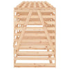 Quadruple Wheelie Bin Storage Solid Wood Pine