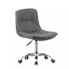 Adjustable Cushioned Computer Desk Office Chair Chrome Legs Lift Swivel Chairs
