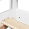 Day Bed and Set with Roof White 80x200 Solid Wood Pine P6H1