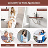 Wood Folding Shower Seat Wall Mount Shower Chair Elderly Home Care