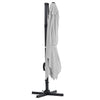 3*3m Large Roma Parasol Banana Cantilever Hanging Umbrella Outdoor Garden Patio
