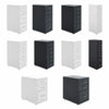 Office Home Metal Filing Cabinet Cupboard on Castors Cabinet 3-10 Drawer Storage