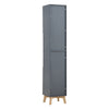 Modern Wooden Bathroom Tall Slim Cabinet Cabinet Storage Shelves Rack Cupboard