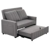 2 Seater Sofa Bed, 3in1 Convertible Fabric Pull Out Sleeper Sofa Couch Guest Bed
