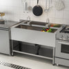 Commercial Restaurant Stainless Steel Sink 120cm Single Bowl Kitchen Wash Table