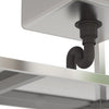 Commercial Restaurant Sink Stainless Steel 1 Bowl Catering Table Storage Shelf