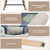 Boucle Rocking Chair with Footstool Lazy Cozy Leisure Seating for Living Room