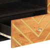 TV Cabinet Brown and Black 105x33.5x46 Solid Wood K3L3