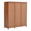Entryway Sideboard Visible Doors Shoe Cabinet 5 Layers & Drawer Narrow Closet