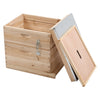 2 Tier Langstroth Beehive Box Beekeeping Honey Wooden Bee Hive Beekeeper Tool