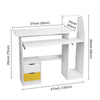 PC Computer Table Desk Workstation Home Office or Bedroom Gaming with Doors UK