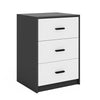 3 Drawer Wooden Bedroom Bedside Cabinet Furniture Storage Nightstand Side Table