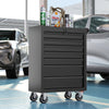 Heavy Duty ﻿7 Drawers Lockable Tool Chest Tool Cabinet Trolley Cart w/Wheels