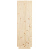 Gecheer Highboard 74x35x117 Solid Wood Pine F0J4