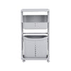 Rolling Laundry Sorter Cart Washing Basket Clothes Hamper Storage Bin On Wheels