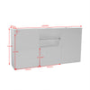 TV Stand Cabinet Sideboard Modern Living Room Cupboard Unit Cabinet with LED