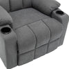 ADJUSTABLE RECLINER ARMCHAIR SOFA HOME LOUNGE CHAIR GAMING SINGLE W/CUP HOLDR