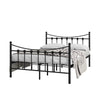 Strong Metal Bed Frame 4ft 4ft6 Double Size Solid Bedstead Base +MATTRESS