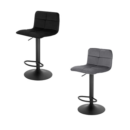 1/2/4/6x Bar Stool Pub Cafe Breakfast Chair w/ Swivel Gas Lift Adjustable Height