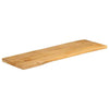 Table Top 110x40x2.5 cm Live Edge Solid Wood Mango