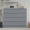 Modern Wooden Chest of Drawers Tall Wide 8 Drawer Bedroom Furniture Cabinet