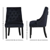Velvet Pull Door Knocker Studded Dining Kitchen Accent Chairs Luxury Windsor