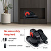 Portable Seated Leg Exerciser Under Desk Elliptical Machine Seniors-Red