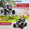 COSTWAY 12V Kids Ride On Car Electric UTV Truck with Remote Control-White