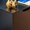 Mobile Filing 5 Drawer Pedestal Cabinet File Storage with Door Home Office Black