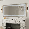 120cm Extra Large Diamond Crushed Mirror Full Body Glitter Jewelled Wall Mirror