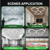 5 Hex Hexagon LED Lighting Car Detail Retail Garage Workshop Home Gym Wall Light