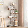 Smilesun Bookcase 6-Tier Tall Bookshelf Ladder Shelf Storage Display Industrial