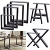 Steel Table Legs Trapezium Frame X Frame Dining Coffee Bench Desk Feet Stand DIY