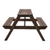 Outdoor Wooden Picnic Table Bench Furniture Set Garden Patio Pub Chair 6 8 Seats