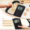 Folding Exercise Bike 8-Level Magnetic Heart Rate Sensor Home Gym Black White