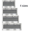 Wall Electric Fire Fireplace Sliver Glass Inset Into 12Color Flame Warmer Heater