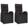 NITCA Reclining Garden Chairs with Cushions 2pcs,Garden Sofa,Modern Style F3Y1