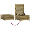 5 Piece Garden Sofa Set Impregnated Wood Pine P3Y8