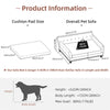 Large Elevated Dog Sofa Bed Microfiber Leather Couch Pet Sleep Joint Support Bed